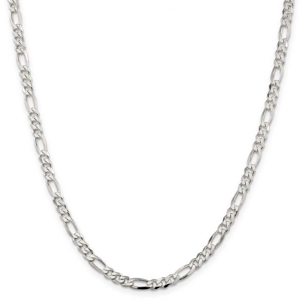 925 Sterling Silver Figaro Chain