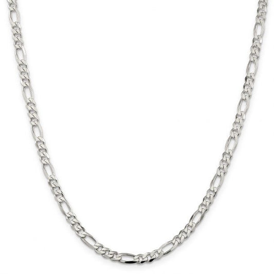 925 Sterling Silver Figaro Chain